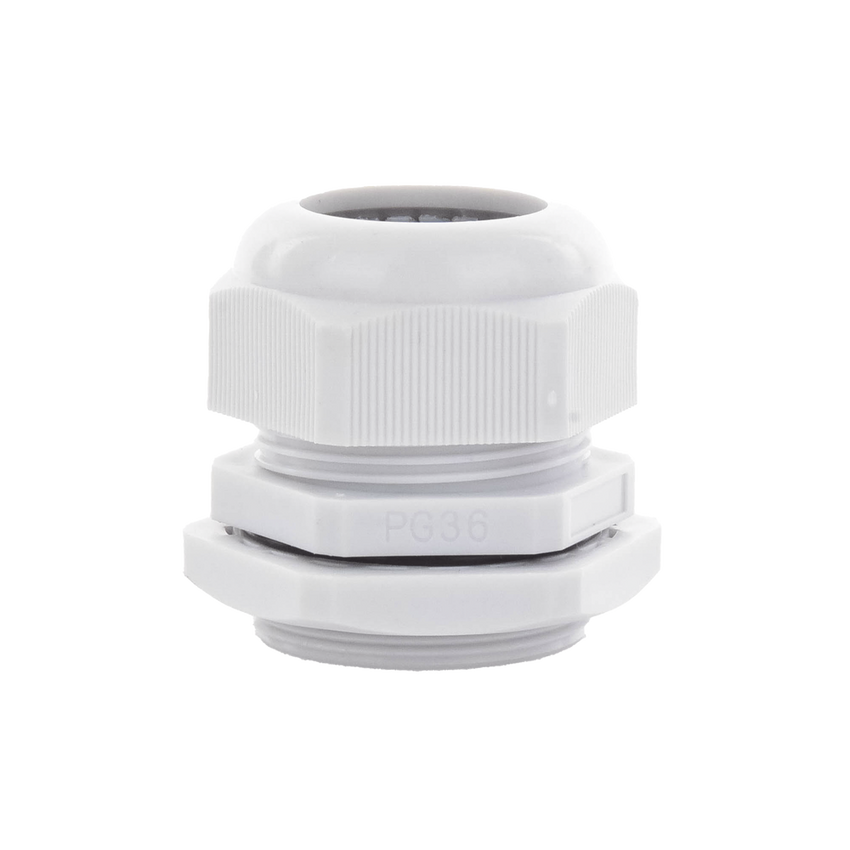 Conector Plástico Tipo Glándula para Cable de 22 a 32 mm de Diámetro.