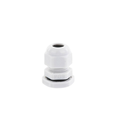 Conector Plástico Tipo Glándula para Cable de 4 a 8 mm de Diámetro.