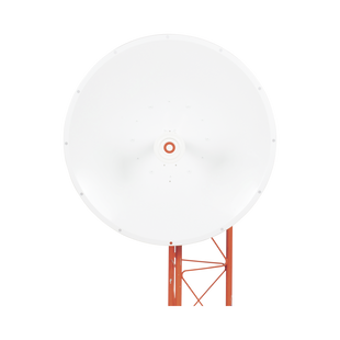 Antena direccional de 3ft, 4.9 a 6.5 GHz, Ganancia 34 dBi, Conectores N-hembra, Polarización doble, incluye montaje para torre o mástil