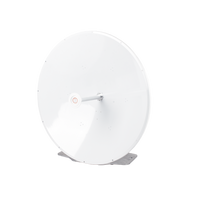 Antena direccional de 4 ft, 5.1 a 7.125 GHz, Ganancia 36 dBi, Conectores RP-SMA Hembra, Polarización doble, incluye montaje para torre o mástil
