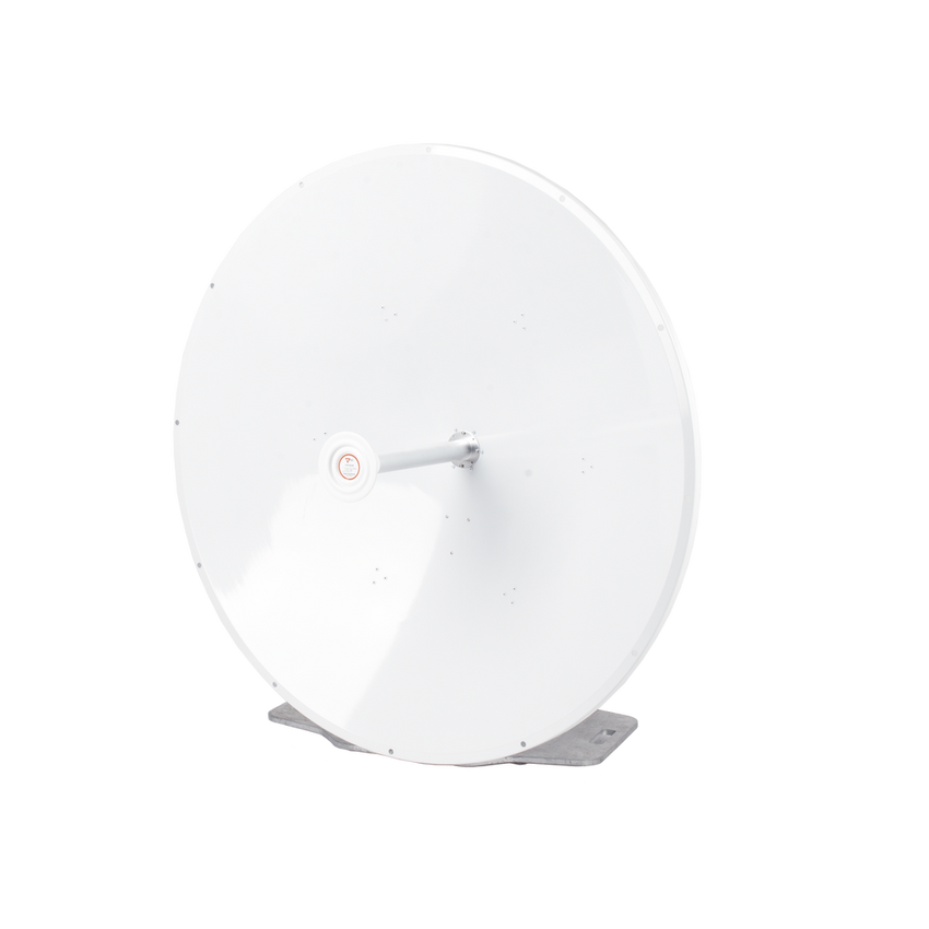 Antena direccional de 4 ft, 5.1 a 7.125 GHz, Ganancia 36 dBi, Conectores RP-SMA Hembra, Polarización doble, incluye montaje para torre o mástil