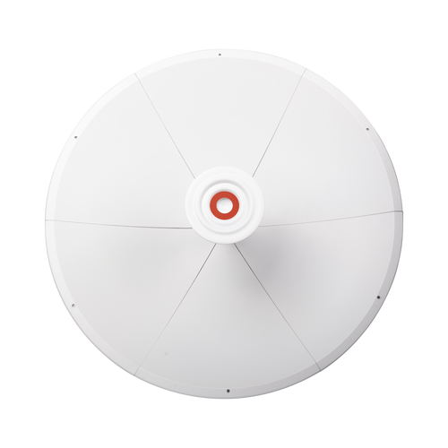 Antena direccional para C5x, B5X, Doble polaridad 45 ° y 90 °, 4.9 - 6.5 GHz, 2 ft, Ganancia de 30 dBi, Montaje incluido