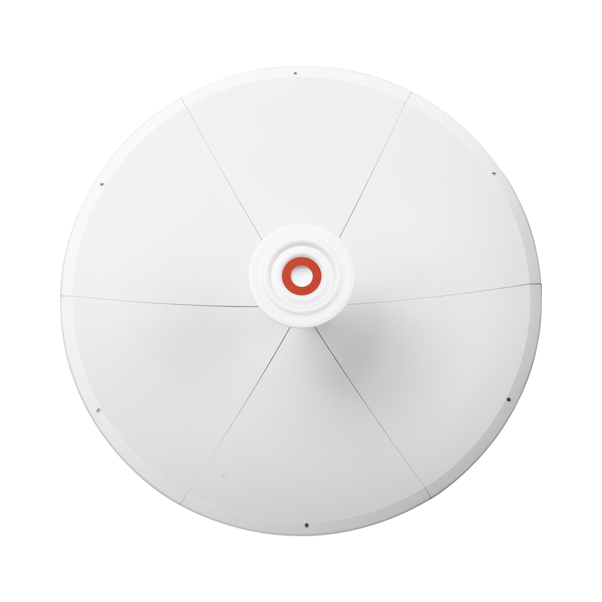 Antena direccional para C5x, B5X, Doble polaridad 45 ° y 90 °, 4.9 - 6.5 GHz, 2 ft, Ganancia de 30 dBi, Montaje incluido
