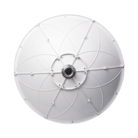 Antena direccional para C5x, B5X, Doble polaridad 45 ° y 90 °, 4.9 - 6.5 GHz, 2 ft, Ganancia de 30 dBi, Montaje incluido
