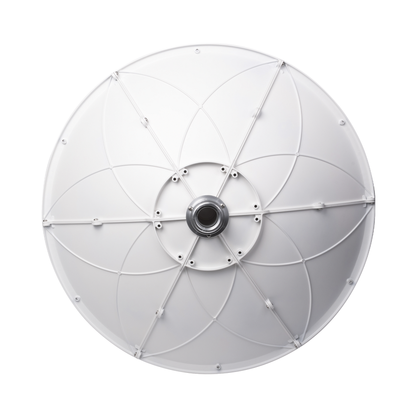 Antena direccional para C5x, B5X, Doble polaridad 45 ° y 90 °, 4.9 - 6.5 GHz, 2 ft, Ganancia de 30 dBi, Montaje incluido