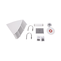Antena direccional para C5x, B5X, Doble polaridad 45 ° y 90 °, 4.9 - 6.5 GHz, 2 ft, Ganancia de 30 dBi, Montaje incluido
