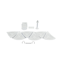 Antena direccional para C5x, C6x, B6X y B5x, Guía de onda para mantener la integridad de la señal y minimiza la pérdida en transmisión , 4.9 - 6.5 GHz, 3 ft, Ganancia de 34 dBi, Montaje incluido
