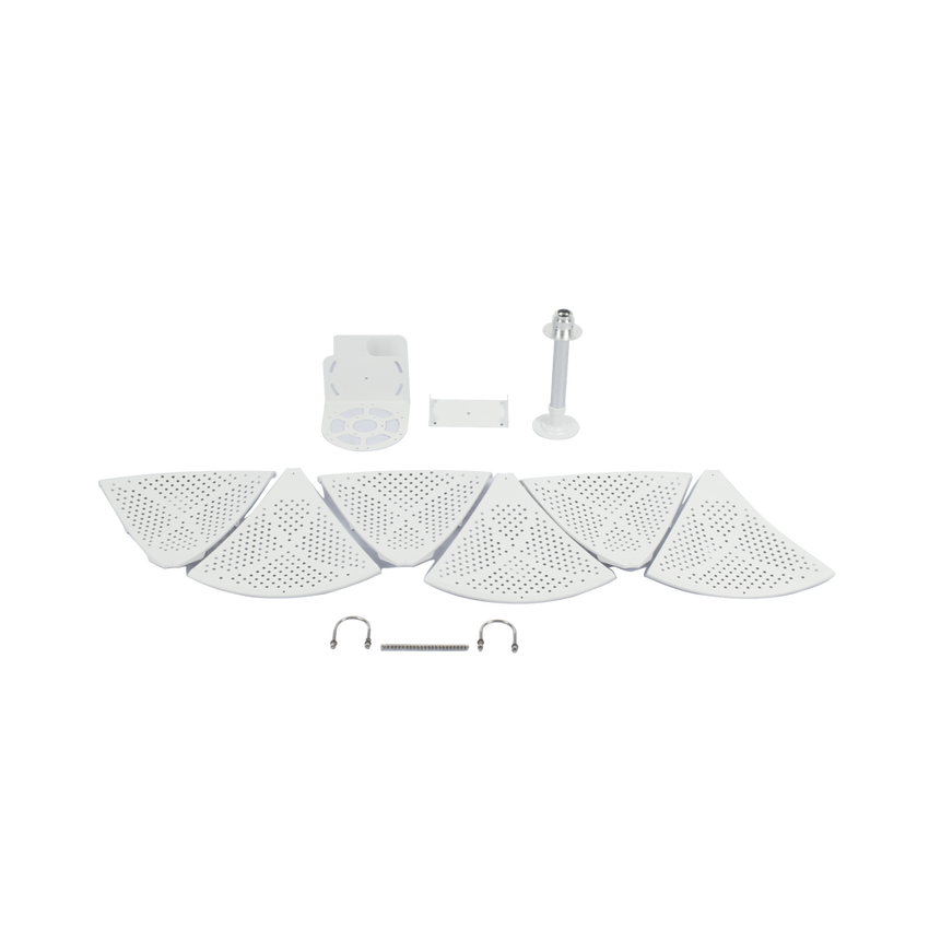Antena direccional para C5x, C6x, B6X y B5x, Guía de onda para mantener la integridad de la señal y minimiza la pérdida en transmisión , 4.9 - 6.5 GHz, 3 ft, Ganancia de 34 dBi, Montaje incluido