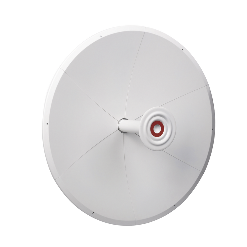 Antena direccional para C5x, C6x, B6X y B5x, Guía de onda para mantener la integridad de la señal y minimiza la pérdida en transmisión , 4.9 - 6.5 GHz, 3 ft, Ganancia de 34 dBi, Montaje incluido
