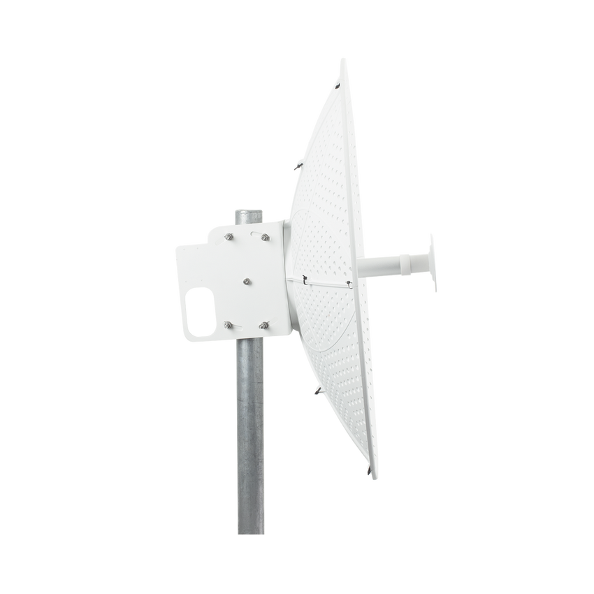 Antena direccional para C5x, C6x, B6X y B5x, Guía de onda para mantener la integridad de la señal y minimiza la pérdida en transmisión , 4.9 - 6.5 GHz, 3 ft, Ganancia de 34 dBi, Montaje incluido