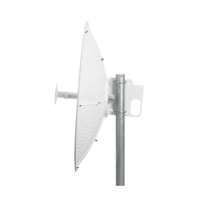 Antena direccional para C5x, C6x, B6X y B5x, Guía de onda para mantener la integridad de la señal y minimiza la pérdida en transmisión , 4.9 - 6.5 GHz, 3 ft, Ganancia de 34 dBi, Montaje incluido