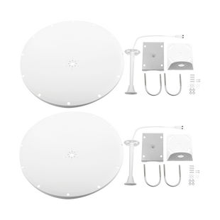 Antena Parabólica de Frecuencia Extendida, 4.8 - 6.5 GHz, 28 dBi, Conectores SMA-Macho Inverso