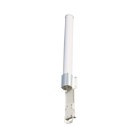 Antena Omnidireccional, mayor distancia de transmisión y recepción de señal en 360º,  Doble banda de 2.4 / 5 GHz, Ganancia de 9 dBi, Conectores RPSMA, Adecuada para entornos exigentes