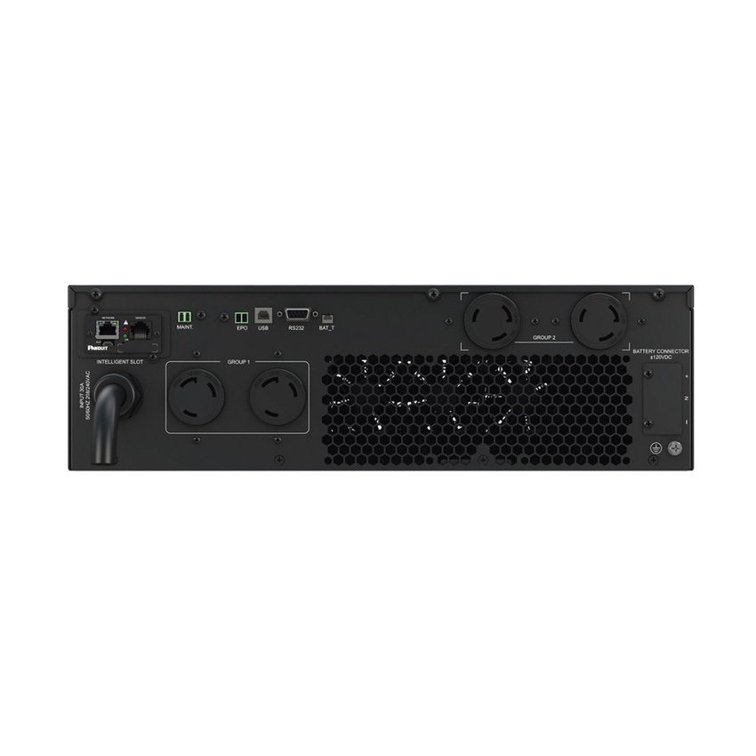 UPS SmartZone de 5000 VA/5000 W, Online Doble Conversión, Entrada 208/240 Vca NEMA L6-30P, Onda Senoidal Pura, 6 UR, Con 4 Tomas NEMA L6-30R, Incluye Tarjeta de Red y Kit de Rieles