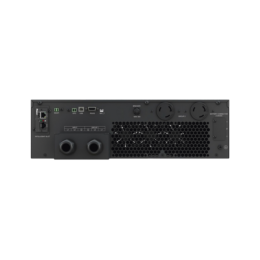 UPS SmartZone de 10000 VA/10000 W, Online Doble Conversión, Entrada 208/240 Vca Con Terminal L1+L2+G, Onda Senoidal Pura, 6 UR, Con 2 Tomas NEMA L6-30R y Terminal L1+L2+G, Incluye Tarjeta de Red y Kit de Rieles