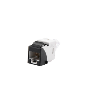 Jack Ultramax Cat6a, Utp, Tipo Keystone, Color Negro, Punch Down