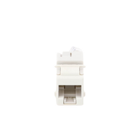 Jack Ultramax Cat6A, UTP, Tipo Keystone, Color Blanco, Punch Down
