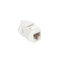 Jack Ultramax Cat6A, UTP, Tipo Keystone, Color Blanco, Punch Down