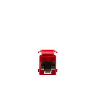 Jack Ultramax Cat6a, Utp, Tipo Keystone, Color Rojo, Punch Down