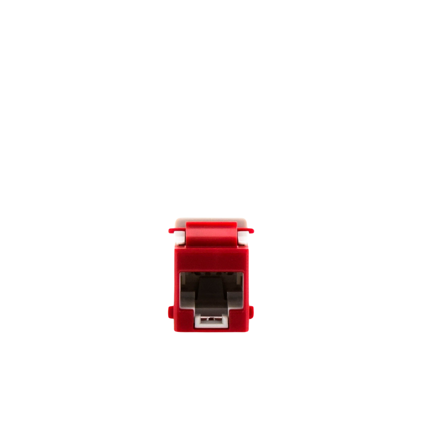 Jack Ultramax Cat6a, Utp, Tipo Keystone, Color Rojo, Punch Down