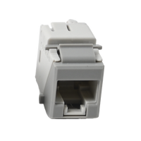 Jack UltraMAX Cat6A, UTP, Tipo Keystone, Color Gris, Punch Down