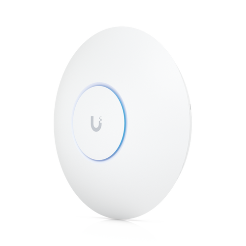 Punto de Acceso UniFi WiFi 6E Enterprise, alta densidad, hasta 600 usuarios, Mu-MIMO 4x4, bandas 2.4/5/6 Ghz, (1) puerto RJ45 2.5G (POE+ no incluido)