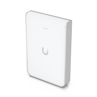 Access Point UniFi U6 In Wall/Montaje p/pared, WIFI 6 2.4 Y 5 Ghz, hasta 5.3 Gbps, 1 pto PoE In, 4 ptos secundarios (1 PoE Out)