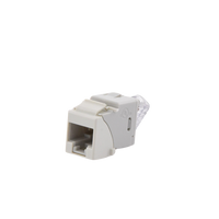 Jack Ultramax Cat6, UTP, Tipo Keystone, Color Blanco, Punch Down