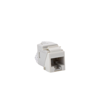 Jack Ultramax Cat6, UTP, Tipo Keystone, Color Blanco, Punch Down