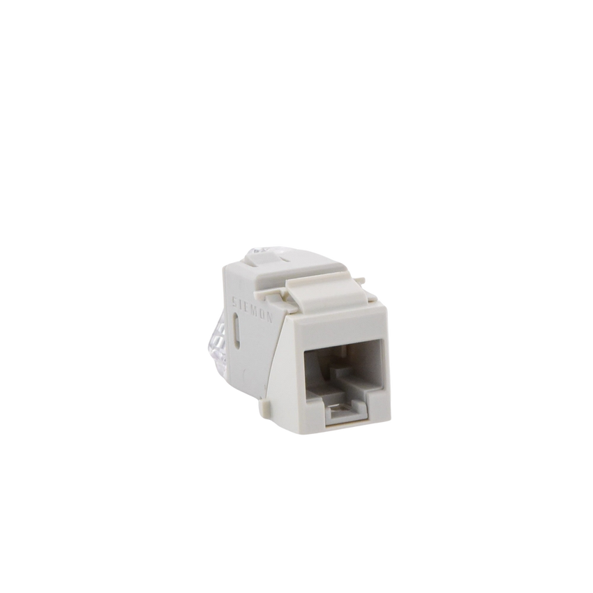 Jack Ultramax Cat6, UTP, Tipo Keystone, Color Blanco, Punch Down