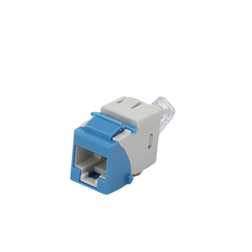 Jack UltraMAX Cat6, UTP, Tipo Keystone, Color Azul, Punch Down