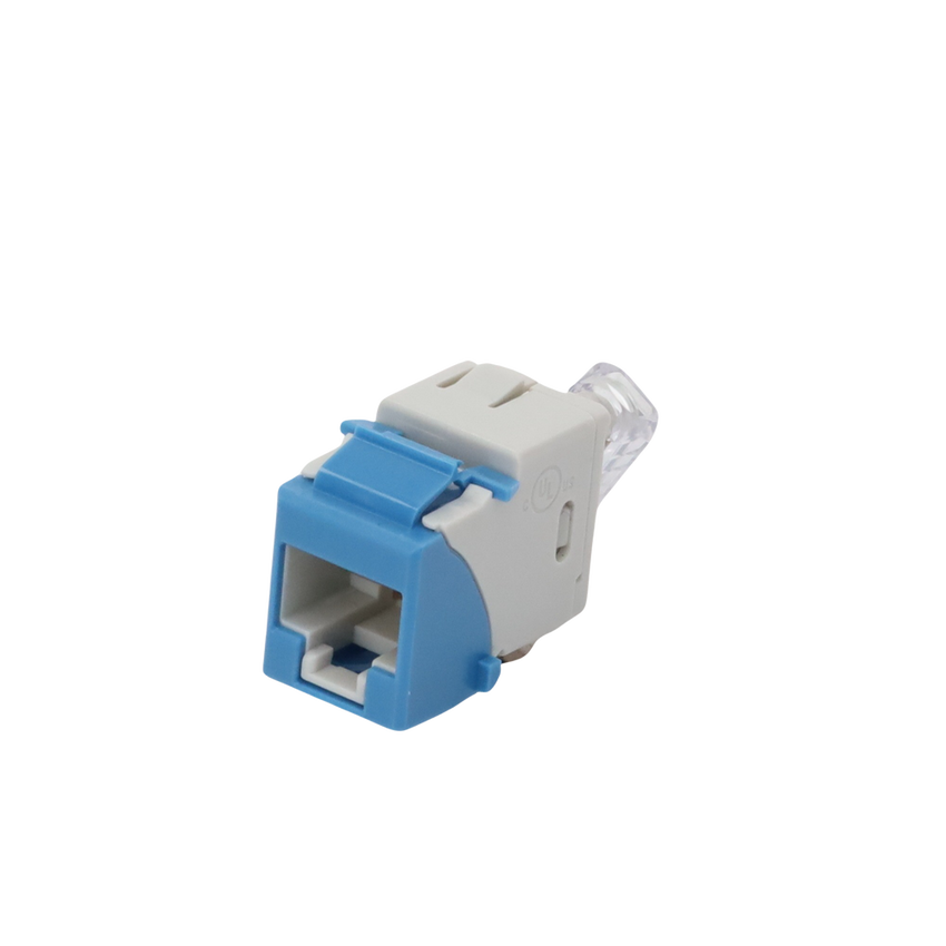 Jack UltraMAX Cat6, UTP, Tipo Keystone, Color Azul, Punch Down