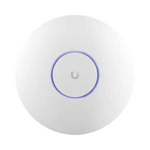 Access Point UniFi WiFi 7 Pro soporta 6 GHz, para interior en techo, 6 streams totales, MU-MIMO 2x2 en cada banda, tribanda, puerto 2.5 GBE. NO incluye POE