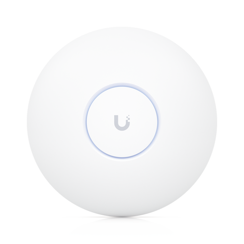 Access Point UniFi U7 Pro Max con 8 streams espaciales / para Techo o Pared / Tribanda (2.4/5/6GHz) / Radio Dedicado a Escaneo Espectral / Puerto 2.5 GbE / +500 clientes / POE+ (No incluido) / Para alta densidad de usuarios en escenarios exigentes