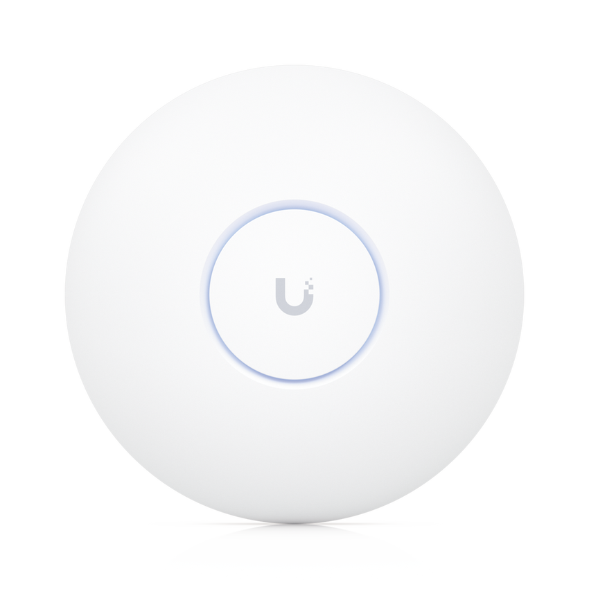 Access Point UniFi U7 Pro Max con 8 streams espaciales / para Techo o Pared / Tribanda (2.4/5/6GHz) / Radio Dedicado a Escaneo Espectral / Puerto 2.5 GbE / +500 clientes / POE+ (No incluido) / Para alta densidad de usuarios en escenarios exigentes