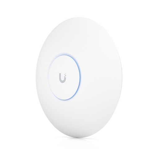 Access Point UniFi U7 Pro Max con 8 streams espaciales, para techo, tribanda (2.4/5/6GHz) / radio dedicado a escaneo espectral, puerto 2.5 GbE / +500 clientes / POE+ No incluido/ Para alta densidad para escenarios exigentes