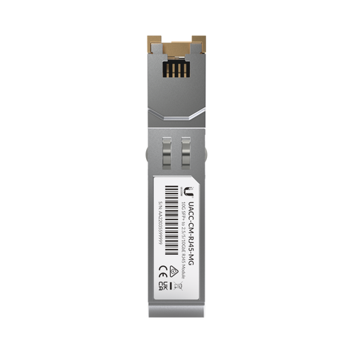 UFiber Tranceptor convertidor de SFP+ a RJ45, velocidades 10/5/2.5/1G