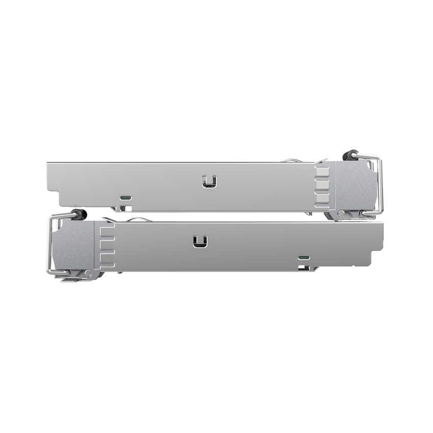 UFiber Módulo SFP, transceptor MiniGibic MultiModo 1.25 Gbps, distancia 550m, conectores LC, paquete de 2 piezas