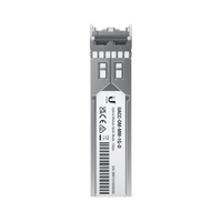 UFiber Módulo SFP, transceptor MiniGibic MultiModo 1.25 Gbps, distancia 550m, conectores LC, paquete de 2 piezas