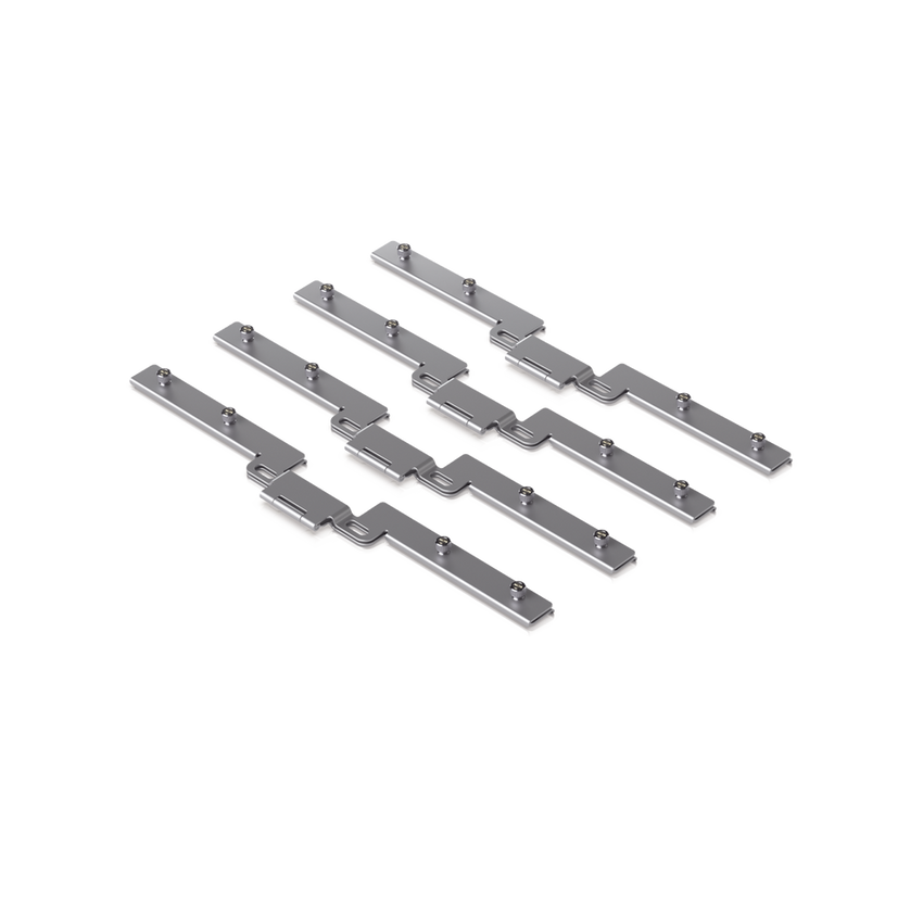 Kit de apilamiento/stack para unir 2 racks UniFi modelo U-RACK-6U-TL, para lograr un rack de 12 UR. No incluye los racks
