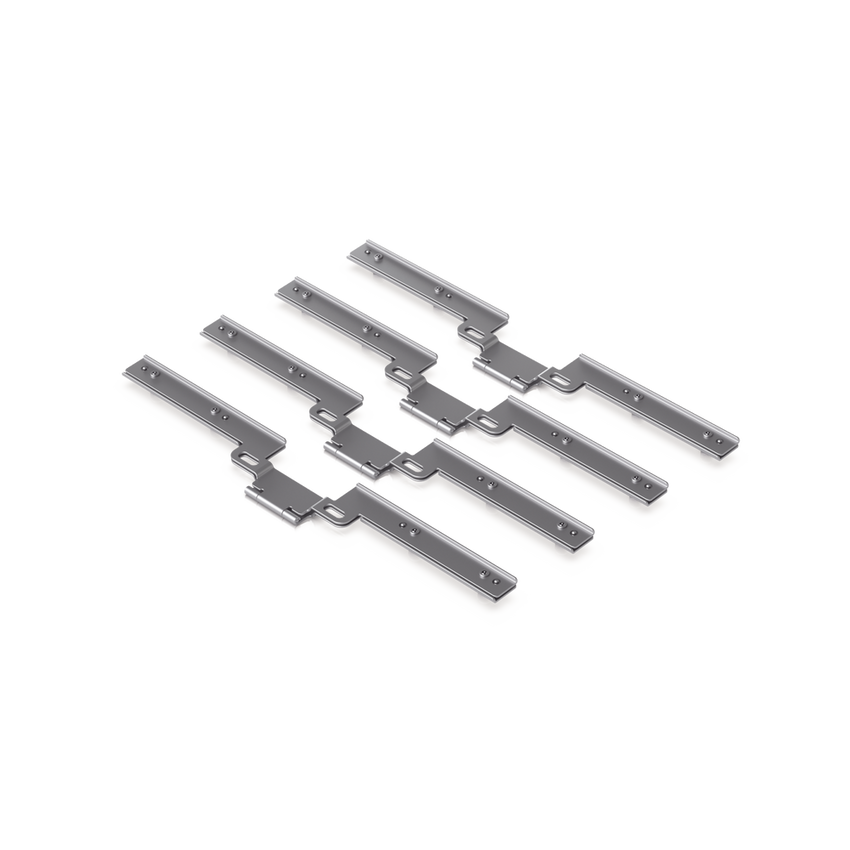 Kit de apilamiento/stack para unir 2 racks UniFi modelo U-RACK-6U-TL, para lograr un rack de 12 UR. No incluye los racks