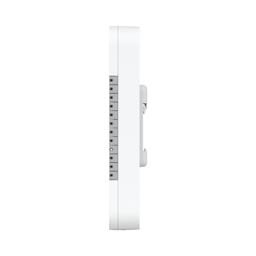 UniFi Access Hub Door, puede conectar 2 lectores y 2 cámaras (no incluidos) para controlar solo una puerta / 2 terminales AUX y 4 entradas adicionales (sensores y botones) POE 802.3bt no incluido