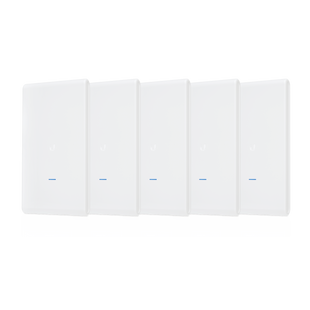 5 Access Point UniFi doble banda para exterior, antena integrada 360°; 802.11ac MIMO 3X3, hasta 250 usuarios concurrentes