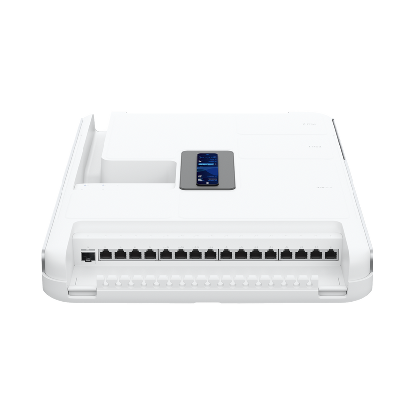 Dream Wall Cloud Gateway 10G Diseñado para Montaje en Pared con WiFi 6 Integrado, Switch PoE de Alta Potencia y Compatibilidad Total con Aplicaciones UniFi