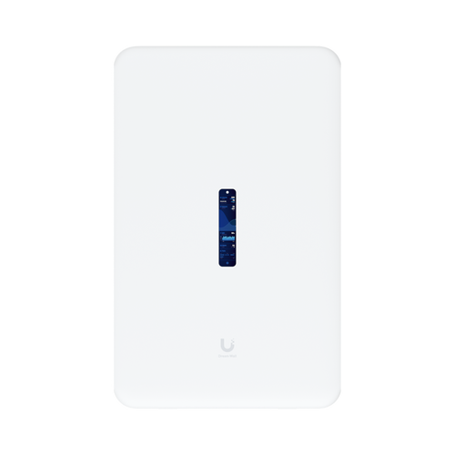 Dream Wall Cloud Gateway 10G Diseñado para Montaje en Pared con WiFi 6 Integrado, Switch PoE de Alta Potencia y Compatibilidad Total con Aplicaciones UniFi