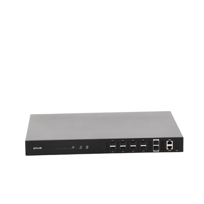 UFiber GPON OLT, Terminal de línea óptica hasta 1024 ONUs concurrentes, con 8 puertos SFP GPON + 2 puertos SFP+ 10 G