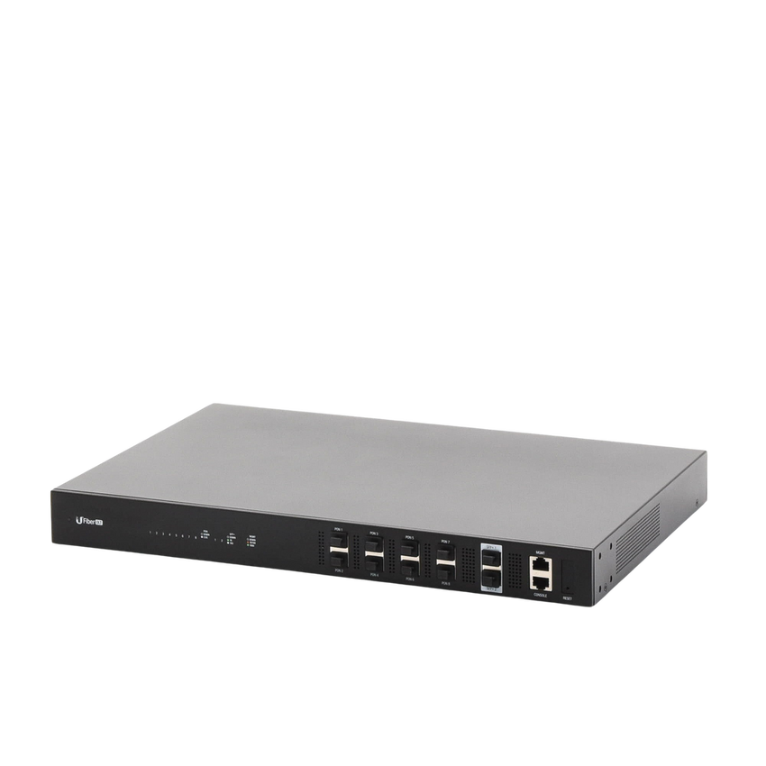 UFiber GPON OLT, Terminal de línea óptica hasta 1024 ONUs concurrentes, con 8 puertos SFP GPON + 2 puertos SFP+ 10 G