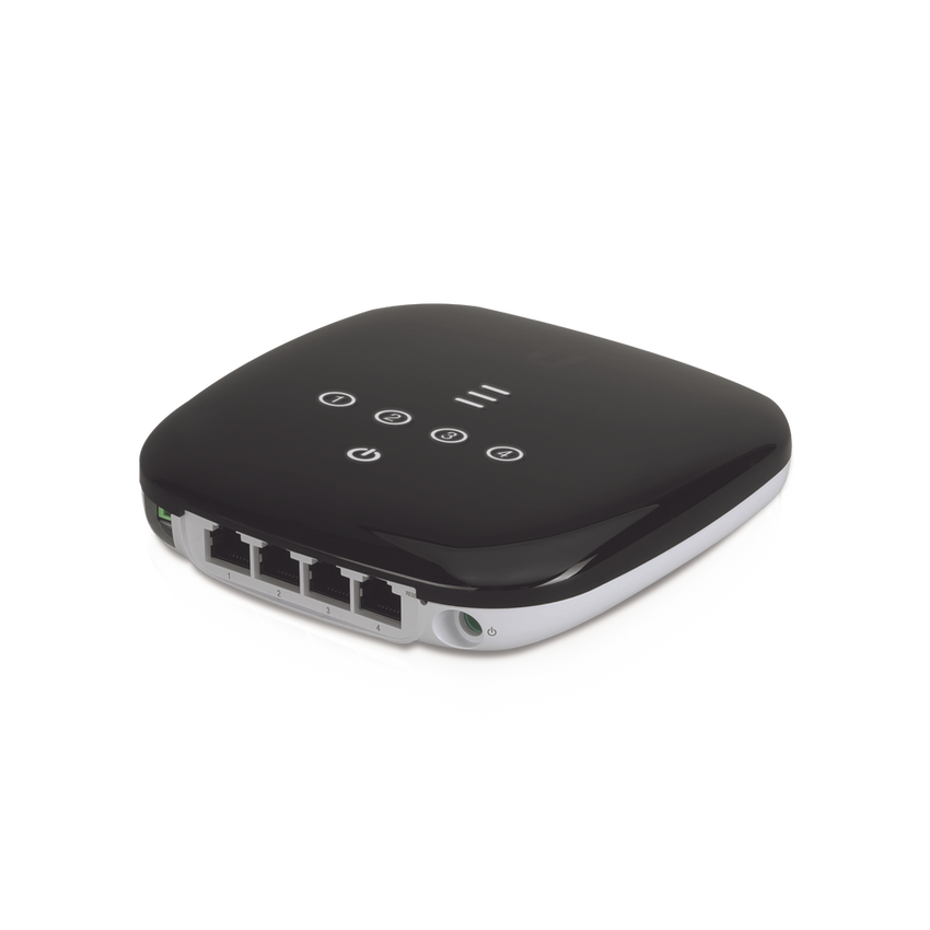 UFiber WiFi 802.11n GPON ONU, Unidad de red óptica con 1 puerto WAN GPON (SC/APC) + 4 puertos LAN Gigabit Ethernet