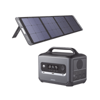Kit de Estación de Energía Portátil 1200W (1024Wh) + Panel Solar Plegable de 200W