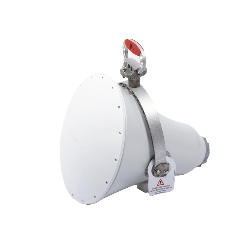 Antena direccional UltraHorn™ 5180-6775 GHz MHz, 24 dBi, ultra rechazo al ruido, conexión a radio sin pérdida y transmisión altamente direccional sin lóbulos laterales